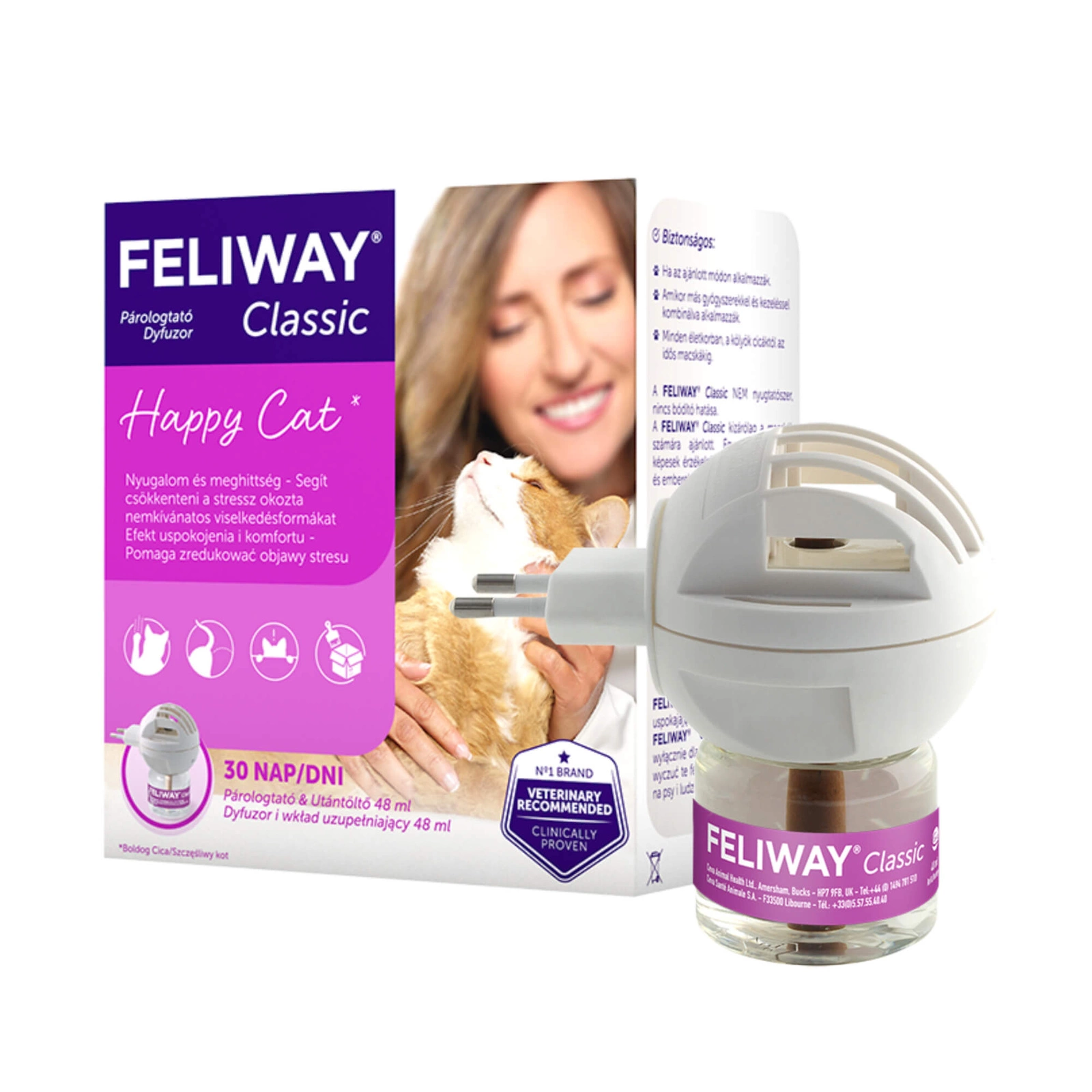 FELIWAY Classic feromony uspokajające dla kotów zestaw wkład i