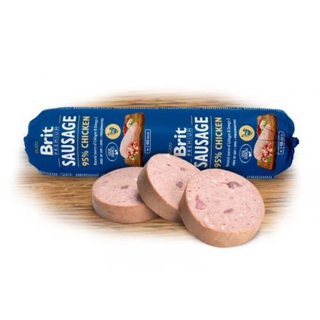 BRIT Sausage Chicken - mokra karma dla psa 800g