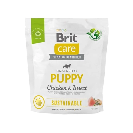 BRIT Care Dog Sustainable Puppy Chicken Insect - sucha karma dla psa 1kg