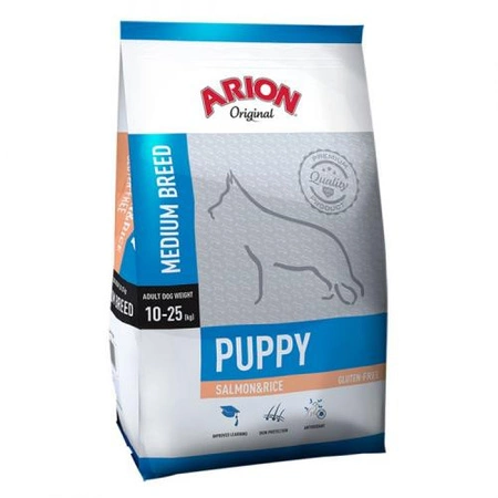 ARION Original Puppy Medium Salmon & Rice - sucha karma dla psa 3kg
