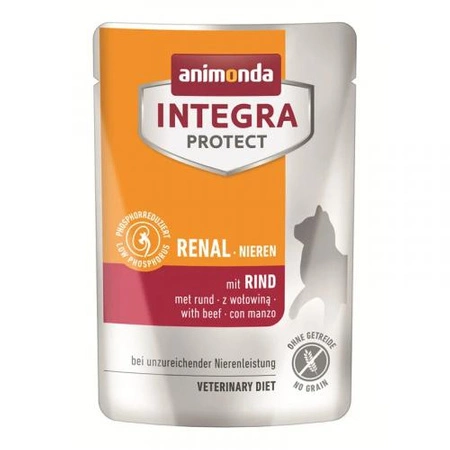 ANIMONDA Integra Protect Renal Z Wołowiną - mokra karma dla kota 85g