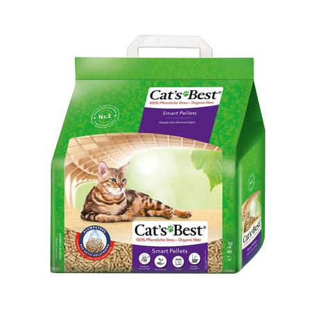 CAT'S BEST Smart Pellet - żwirek drewniany zbrylający dla kota 10l / 5kg - USZKODZONY