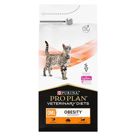 PURINA Pro Plan Veterinary Diets Feline OM ST/OX Obesity Management - sucha karma dla kota w leczeniu otyłości 1,5kg