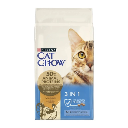 PURINA Cat Chow Special Care 3w1 - sucha karma dla kota 15kg