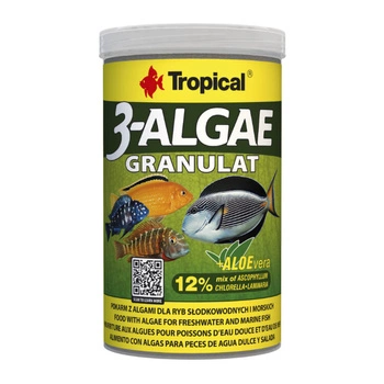 TROPICAL 3-Algae Granulat - pokarm dla ryb 100ml