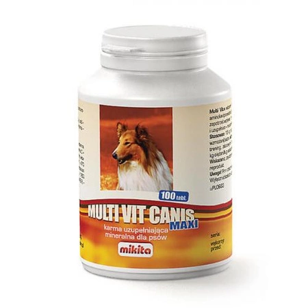 MIKITA Multi Vit Canis Maxi - witaminy dla psa 100tabl.