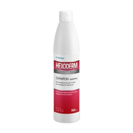 EUROWET Hexoderm - szampon dermatologiczny dla psa i kota 500ml