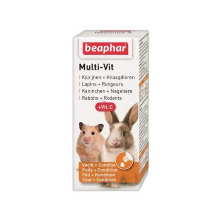 BEAPHAR Multi Vit + Vit C - witamina C dla gryzoni 20ml