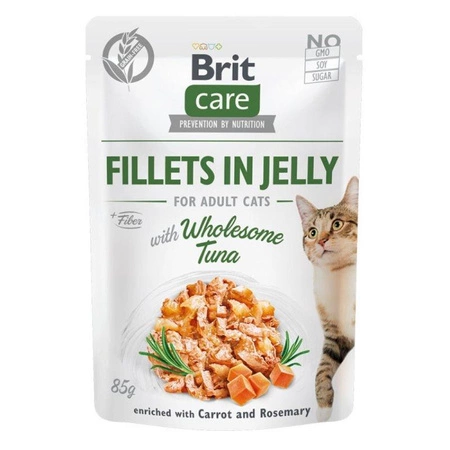 BRIT Care Cat Fillets In Jelly With Wholesome Tuna mokra karma dla kota 85g