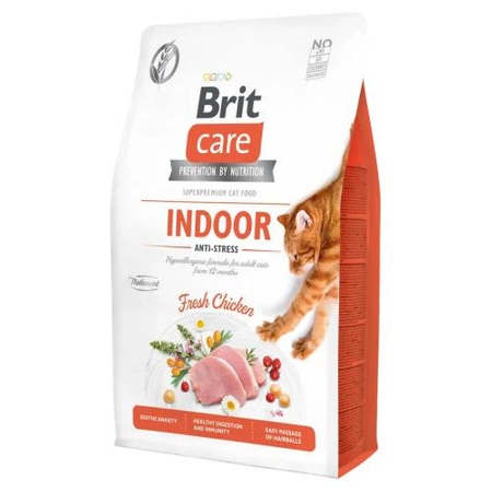 BRIT Care Cat Grain-Free Indoor Anti-Stress - sucha karma dla kota 2kg