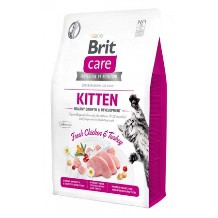 BRIT Care Cat Grain-Free Kitten Healthy Growth & Development - sucha karma dla kota 7kg