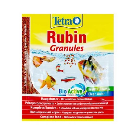 TETRA Rubin Granules - pokarm dla ryb tropikalnych 15g