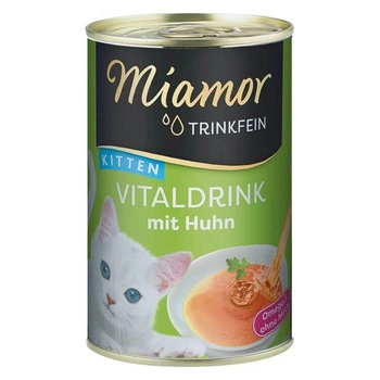 MIAMOR Trinkfein Vitaldrink Kitten Z Kurczakiem - przysmak dla kota 135ml