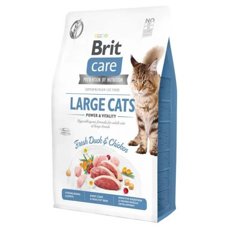 BRIT Care Cat Grain-Free Large Cats Power & Vitality - sucha karma dla kota 400g