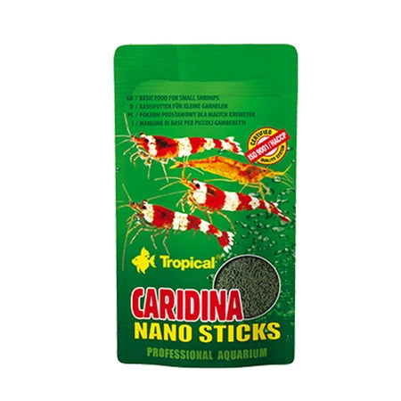 TROPICAL Caridina Nano Sticks - pokarm dla krewetek 10g