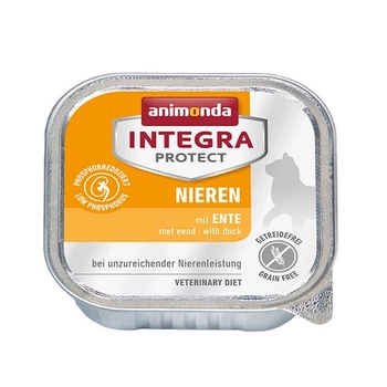 ANIMONDA Integra Protect Nieren - mokra karma dla kota - kaczka - miseczka 100g