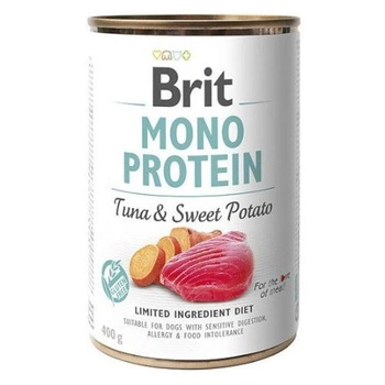 BRIT Mono Protein Tuna & Sweet Potato - mokra karma dla psa - puszka 400g