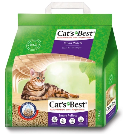 CAT'S Best Smart Pellet - żwirek dla kota zbrylający 10l / 5kg