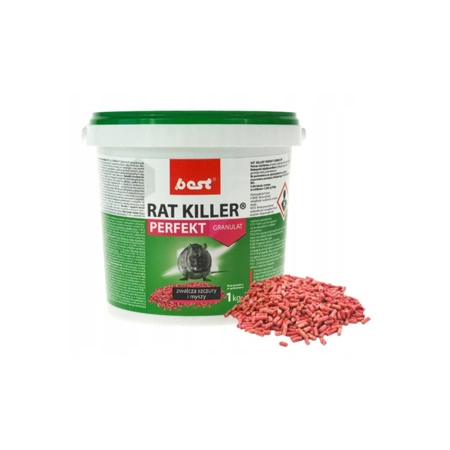 BEST-PEST Rat Killer Perfect - preparat do zwalczania szczurów i myszy 1kg