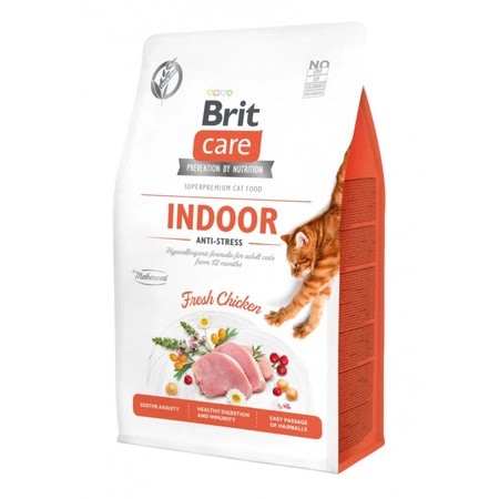 BRIT Care Cat Grain-Free Indoor Anti-Stress - sucha karma dla kota 7kg