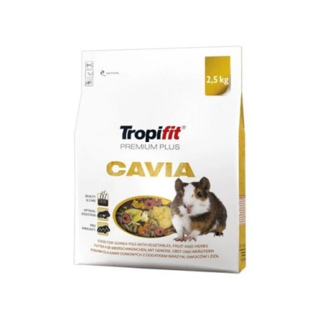 TROPIFIT Cavia Premium Plus - pokarm dla kawii domowej świnki morskiej 2,5kg