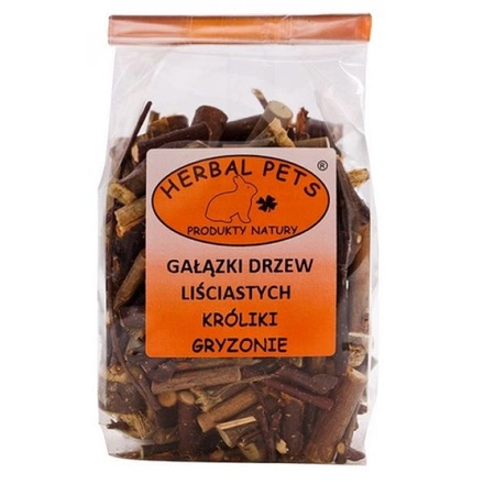 HERBAL PETS - gałązki drzew liściastych 75g  