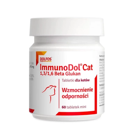 DOLFOS Immunodol - witaminy dla kotów 60tabl