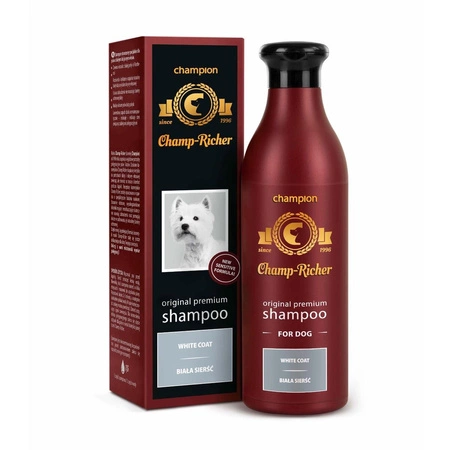 CHAMP-RICHER Szampon Profesjonalny Dla Psa - biała sierść 250ml