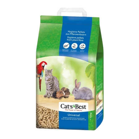 CAT'S BEST Universal - żwirek drewniany dla kota niezbrylający 7l / 4kg - USZKODZONY