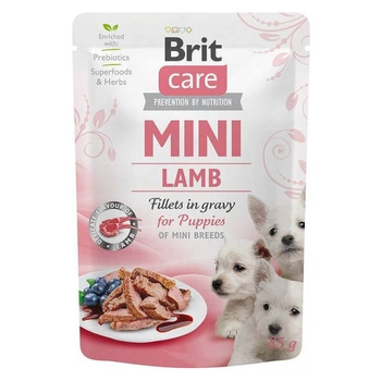 BRIT Care Mini Puppy Lamb - mokra karma dla psa - saszetka 85g