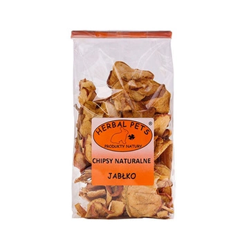 HERBAL PETS - chipsy naturalne z jabłka 100g