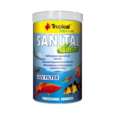 TROPICAL Sanital - sól akwarystyczna z aloesem 100ml