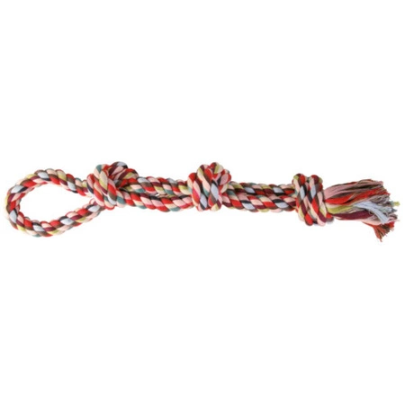 TRIXIE - zabawka dla psa - sznur bawełniany kolorowy 60cm