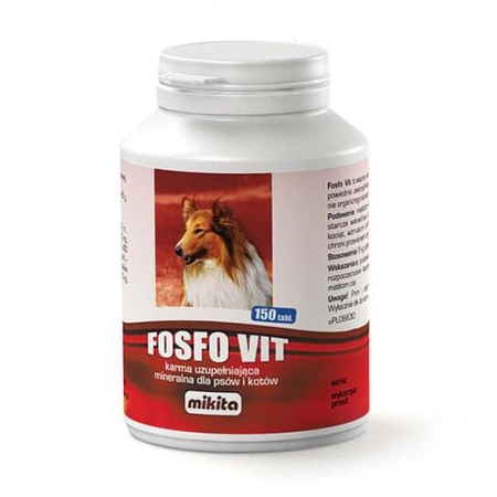MIKITA Fosfo Vit - witaminy dla psa 150tabl.