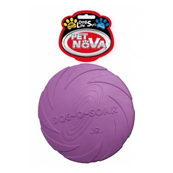 PETNOVA Frisbee - dysk dla psa gumowy fioletowy 15cm