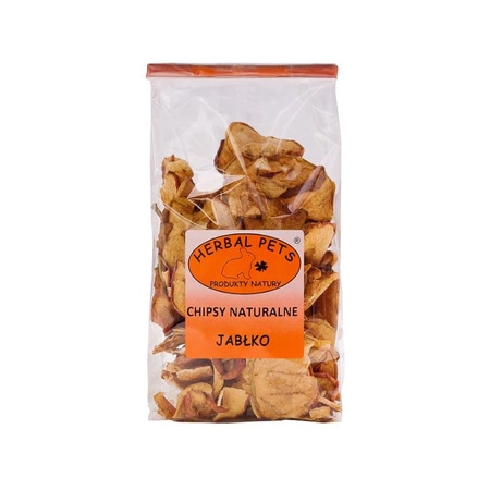 HERBAL PETS - chipsy naturalne z jabłka 100g