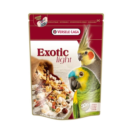 VERSELE-LAGA Exotic Light - mieszanka z prażonymi ziarnami dla dużych i średnich papug 750g