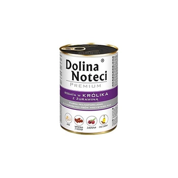 DOLINA NOTECI Premium - mokra karma dla psa z królikiem i żurawiną - puszka 400g