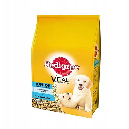 PEDIGREE Junior Medium - sucha karma dla szczeniąt rasy średniej 500g