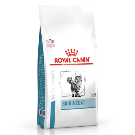 ROYAL CANIN Veterinary Skin & Coat - sucha karma dla kota z problemami skórnymi 1,5kg