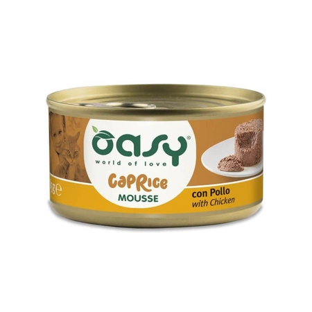 OASY Mousse Z Kurczakiem - mokra karma dla kota - puszka 85g