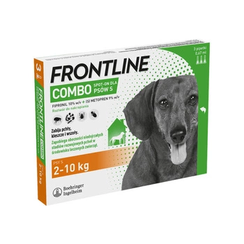 FRONTLINE Combo Spot-On S - preparat na pchły i kleszcze dla psów małych ras od 2 do 10kg