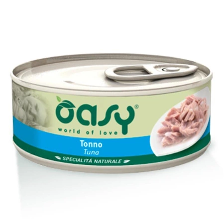 OASY Natural Tuńczyk - mokra karma dla kota - puszka 150g