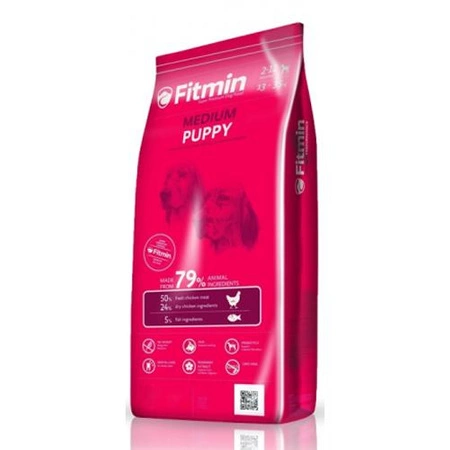 FITMIN Dog Medium Puppy - sucha karma dla psa 15kg