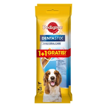 PEDIGREE Dentastix dla średnich ras - przysmak dentystyczny dla psa 77g 1+1 gratis