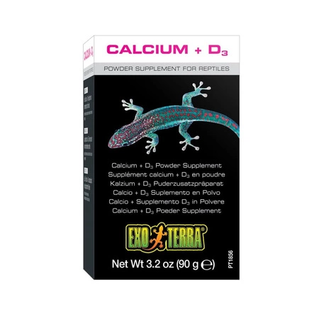 EXO TERRA Calcium + D3 - wapno sproszkowane dla gadów 90g