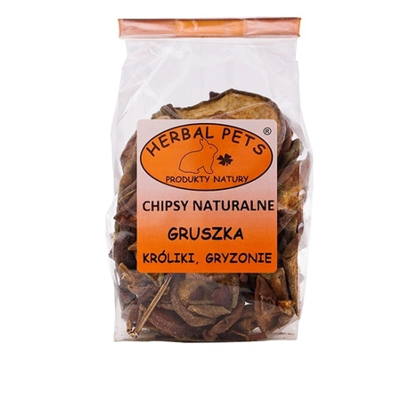 HERBAL PETS - chipsy naturalne z gruszki 75g