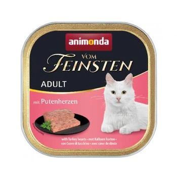 ANIMONDA Vom Feinsten Classic - mokra karma dla kota - wołowina z indykiem - miseczka 100g