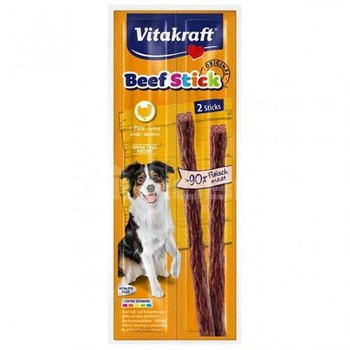 VITAKRAFT Beef Stick Z Indykiem - przysmak dla psa 2x12g