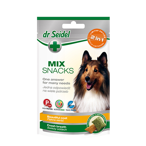 DR SEIDEL - smakołyki dla psów mix 2w1 sierść/oddech 90g